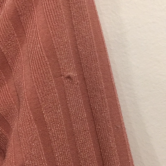 FREE PEOPLE Scoop Neck Shimmer Ribbed Sleeve Top - Picture 5 of 10